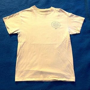 Yellow Takashi Murakami x COMPLEX Flower Tee Medium